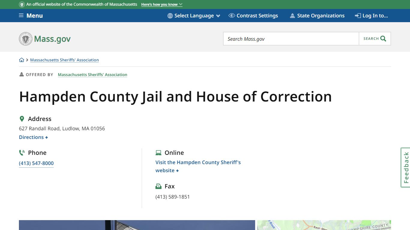 Hampden County Jail and House of Correction | Mass.gov