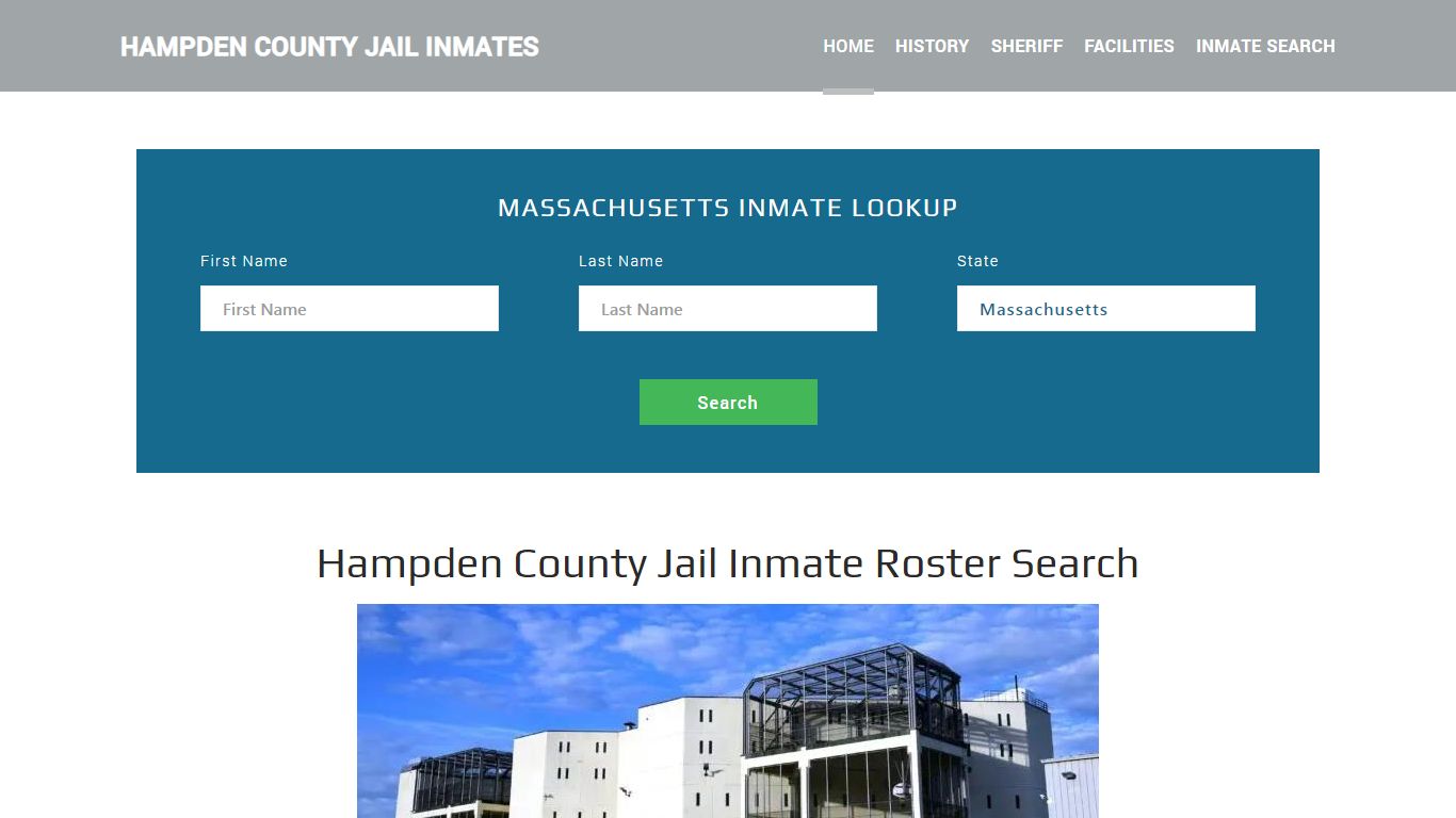 Hampden County Jail Inmate Roster Lookup, Ludlow, MA